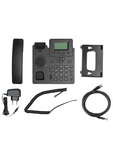 IP-телефон Flat-Phone C10: 2 SIP-аккаунта, 2 порта 10/100/1000BASE-T (RJ-45), ЖК-дисплей, PoE, адаптер питания 220В, РЕЕСТР фото 5