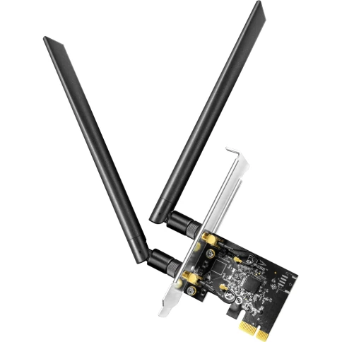 Адаптер Wi-Fi/ AC1300 Dual Band Wi-Fi PCIe Adapter, 867Mbps at 5GHz + 400Mbps at 2.4GHz,2 5dBi  Antennas,  Dual Brackets, Windows 10/8.1/8/7 фото 2