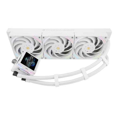 Система жидкостного охлаждения/ Water Cooling System Thermalright Elite Vision 360 (360mm, LED, White, ARGB/ Fans: 3x120mm, 69CFM, 27dBA, 2150RPM/ Pump height 63mm, Rad thickness 27mm/ S: 1700, 1200, 1851, 115X, 2011, 2066, AM5, AM4) фото 6