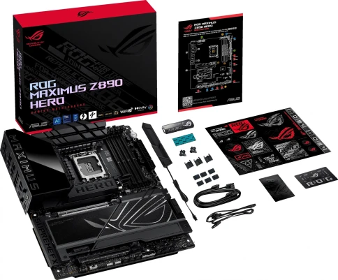Материнская плата Asus ROG MAXIMUS Z890 HERO Soc-1851 Intel Z890 4xDDR5 ATX AC`97 8ch(7.1) 5Gigabit + 2.5Gigabit Ethernet RAID+HDMI фото 5