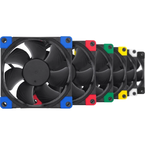 Кулер для корпуса/ Case Cooler Noctua NF-A8 PWM chromax.black.swap (80x80x25mm, 4-pin PWM, 32.67CFM, 17.7dBA, 2200RPM, Black) фото 4