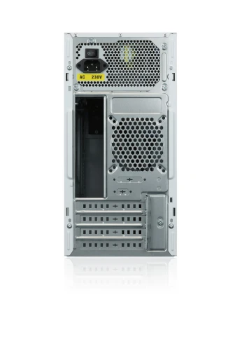 Корпус с блоком питания 450Вт./ Case Foxline FL-719W-FZ450R-U31, mATX case, white, w/PSU 450W 12cm, w/1xUSB2.0, w/1xUSB3.0, w/1xCombo Audio, w/pwr cord, w/o FAN фото 3