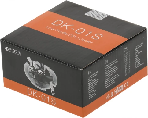 Кулер ID-Cooling DK-01S Soc-AM5/AM4/1200/1700/1851 черный 3-pin 24dB Al 65W 144gr Ret [DK-01S] фото 8