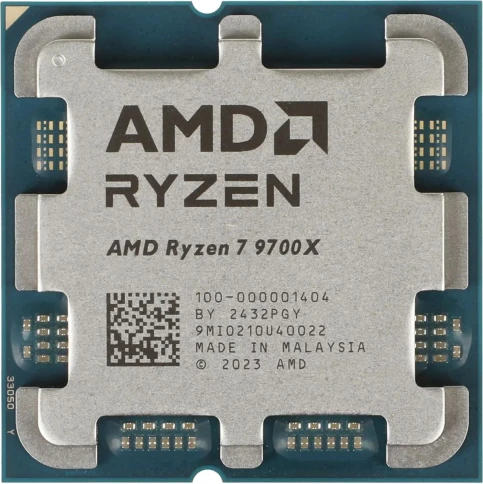 Процессор/ APU AM5 AMD Ryzen 7 9700X (Granite Ridge AM5, 8C/16T, 3.8/5.5GHz, 32MB, 65W, Radeon Graphics) OEM фото 1