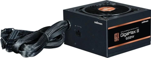 Блок питания Zalman ATX 650W ZM650-GV3 Gen.5 80+ bronze (20+4pin) APFC 120mm fan 6xSATA RTL [ZM650-GV3] фото 2