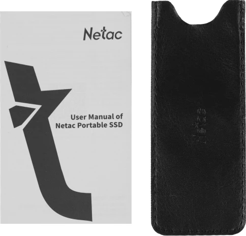 Накопитель SSD Netac USB-C 1Tb NT01ZSLIM-001T-32BK Z Slim 1.8" черный фото 8