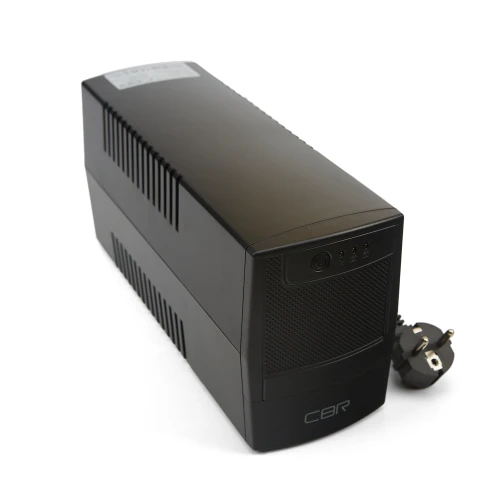 Башенный линейно-интерактивный ИБП/ ИБП CBR [UPS-TWP-101EJ-650] 650VA/390W, Schuko CEE 7 x2 outlets, LED, USB Type-B, RJ11/45 AVR, SEC, 12V/7Ah фото 3