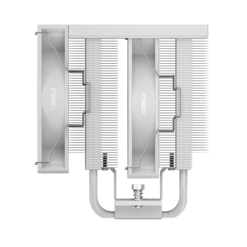 Кулер для процессора/ CPU Cooler PCCooler RT720 TC ARGB WH (270W, 4-pin PWM, 157.5mm, Al/Cu, 7x6mm, ARGB, 2x120mm, 73.32CFM, 34.9dBA, 2200RPM, S: 1851/1700/1200/115X, AM5/AM4, white) фото 6