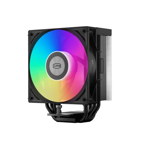 Кулер для процессора/ CPU Cooler PCCooler RT500 TC ARGB BK (245W, 4-pin PWM, 152mm, Al/Cu, 5x6mm, ARGB, 1x120mm, 73.32CFM, 34.9dBA, 2200RPM, S: 1851/1700/1200/115X, AM5/AM4, black) фото 2