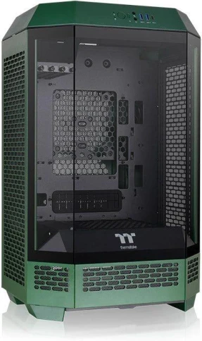 Корпус Thermaltake The Tower 300 Racing Green зеленый mATX 8x120mm 6x140mm 2xUSB3.0 audio bott PSU [CA-1Y4-00SCWN-00] фото 3