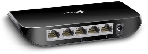 Коммутатор/ 5-port Desktop Gigabit Switch, 5 10/100/1000M RJ45 ports, plastic case фото 4