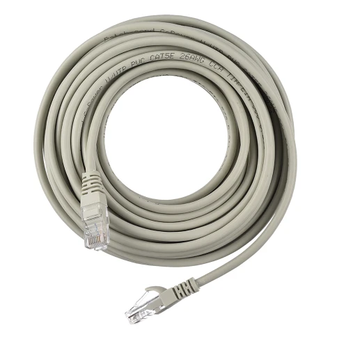 Патч-корд/ Патч-корд GoPower RJ-45 (m)-RJ-45 (m) 20.0м кат.5е ПВХ 26AWG CCA серый в пакете (1/20) фото 3