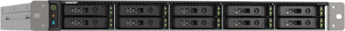Сетевое хранилище без дисков/ ENTERPRISE QNAP TS-h1090FU-7232P-64G QTS hero NAS, AMD EPYC 7232P/7252 3.1-3.2 GHz, 64 GB DDR4 ECC (8 x 8 GB) up to 1.5 TB (12 x 128 GB), 10x2.5-inch U.2 PCIe NVMe / SATA bays, 2x25 GbE SFP28, 2x2.5 GbE, 3xUSB 3.2 Gen 1, rack фото 2