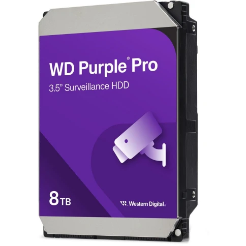 Жесткий диск/ HDD WD SATA3 8Tb Purple Pro 7200 rmp 256MB  1 year warranty (replacement WD8001PURP, WD85PURZ) фото 2