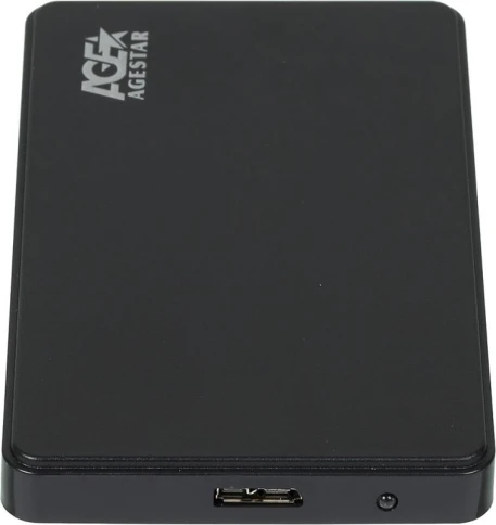 Внешний корпус для HDD AgeStar 3UB2P2 SATA III USB3.0 пластик черный 2.5" [3UB2P2(BLACK)] фото 3