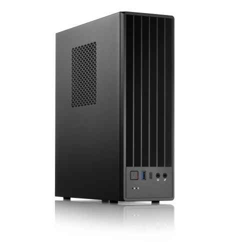 Корпус с блоком питания 400Вт./ Case Foxline mATX Desktop 400W FL-461 mATX case, black, w/PSU FLEX 400W, w/1xUSB3.0+1xType-C (USB2.0) фото 1