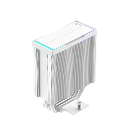 Кулер для процессора/ CPU Cooler SAMA X40L WH (220W, 4-pin PWM, 133.5mm, 4x6mm, ARGB, 1x100mm, 56.6CFM, 31.2dBA, 2600RPM, S: 1851/1700/1200/115X, AM5/AM4, white) фото 4