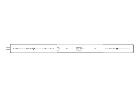 Выдвижная полка Systeme Electric, серия Uniprom, 1U, 650мм, до 45кг фото 2