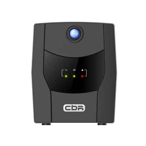 Башенный линейно-интерактивный ИБП/ ИБП CBR [QTM-1200T-4F-LCUC] Line Interactive  1200VA/720W 7Ah12V*2 4 x Shuko, HID-USB, RJ45/11 фото 2