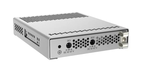 Коммутатор/ CRS305-1G-4S+IN Cloud Router Switch Five-port desktop switch with one Gigabit Ethernet port and four SFP+ 10Gbps ports фото 1
