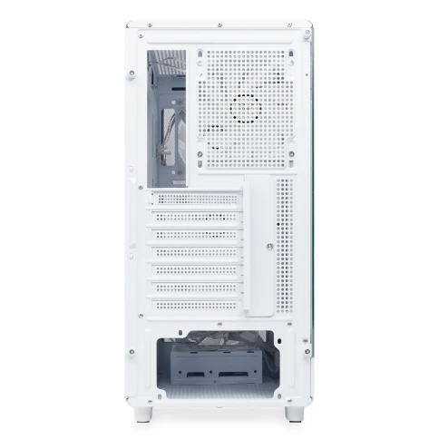 Корпус без блока питания/ Case HSPD M510, Mesh Mid Tower, White, TG, 0.5 SPCC, 4x120mm ARGB (Orbis F1) ATX, mATX, mITX 180/280/160mm 1x2.5", 1x3.5", 7xPCI 2xUSB-A 3.0 517x277x418mm фото 5