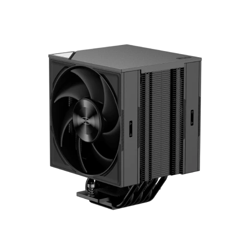Кулер для процессора/ CPU Cooler PCCooler RZ700D BK (270W, 4-pin PWM, 159.5mm, Al/Cu, 7x6mm, 2x120mm, 79.8CFM, 35.9dBA, 2400RPM, S: 1851/1700/1200/115X, AM5/AM4, black) фото 3