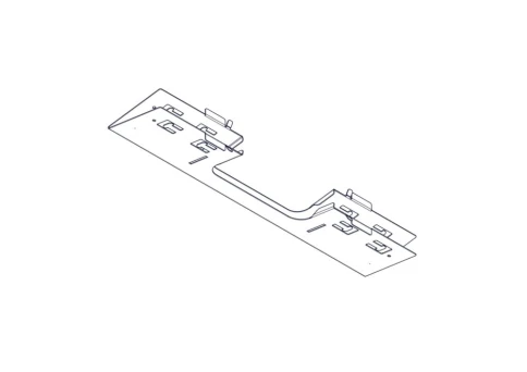 Divider with opening for laying Systeme Electric cables, on the roof of Uniprom Rack cabinets 600mm wide, 2 pcs. фото 10