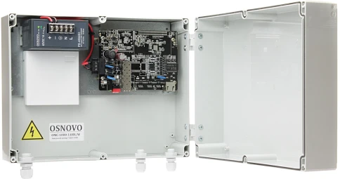 Медиаконвертер/ OSNOVO Уличный медиаконвертер GE с PoE, 1 *10/100/1000Base-T с PoE (до 30W), 1*SFP (1000Base-X) фото 1