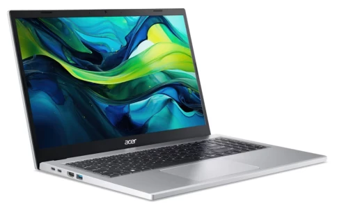 Ноутбук/ ACER Aspire Go AG15-21PT-R5GQ  15.6"(1920x1080 (матовый) IPS)/Touch/AMD Ryzen 5 7520U(2.8Ghz)/8192Mb/512PCISSDGb/noDVD/Int:UMA/Cam/BT/WiFi/50WHr/war 1y/1.8kg/Silver/Win11Home фото 2
