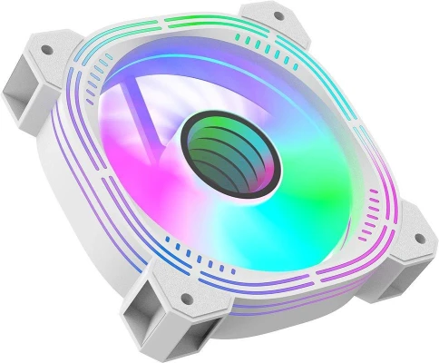 Вентилятор для корпуса Formula Nulight 12WH RGB 120х120x25 белый 3-pin 4-pin (Molex) 19.06дБ (NULIGHT 12WH FR) Ret фото 2