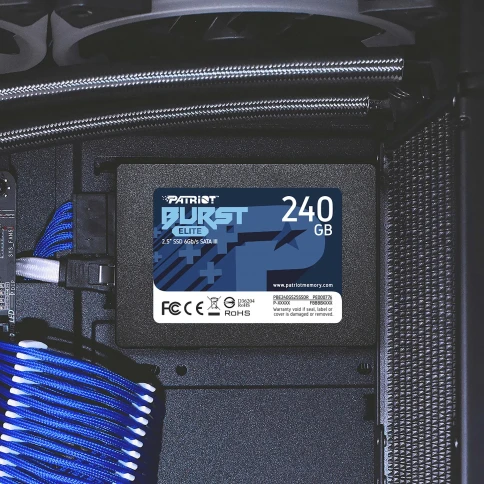 Твердотельный накопитель Patriot SATA-III 240GB PBE240GS25SSDR Burst Elite 2.5" [PBE240GS25SSDR] фото 6