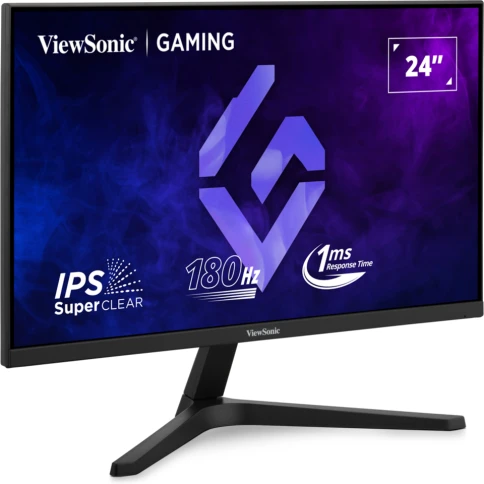 Монитор ViewSonic 23.8" VX24G1-HD черный IPS LED 1ms 16:9 HDMI матовая 1000:1 300cd 178гр/178гр 1920x1080 180Hz DP FHD 4.1кг фото 6