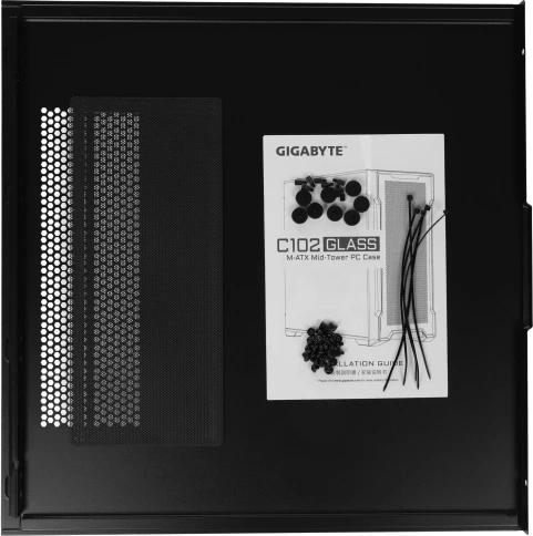 Корпус Gigabyte C102B GB-C102G черный mATX 7x120mm 4x140mm 2xUSB3.0 audio bott PSU [28300-C102B-2CRR] фото 7