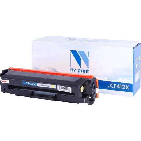 -/ Тонер-картридж NVP NV-CF412X Yellow для HP Color LaserJet Pro M377dw/ M477fdn/ M477fdw/ M477fnw/ M452dn/ M452nw (5000k) фото 2