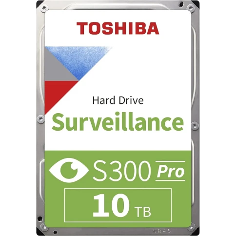 Жесткий диск/ HDD Toshiba SATA3 10Tb Surveillance S300 7200  512Mb 1 year warranty (replacement ST10000VE001, WD102PURP, MG10ADA10TE-V) фото 1
