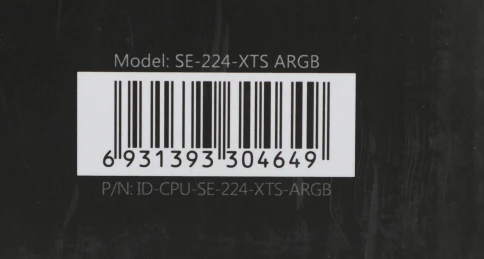 Кулер ID-Cooling SE-224-XTS ARGB Soc-AM5/AM4/1200/1700/1851 черный 4-pin 29dB Al+Cu 220W 650gr Ret (SE-224-XTS ARGB) [SE-224-XTS ARGB] фото 11