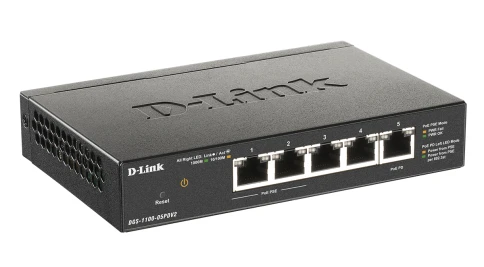 Коммутатор/ EasySmart L2 Switch 4х1000Base-T (2x1000Base-T PoE), 1x1000Base-T PD PoE, PoE Budget 18W, PD PoE power only фото 2