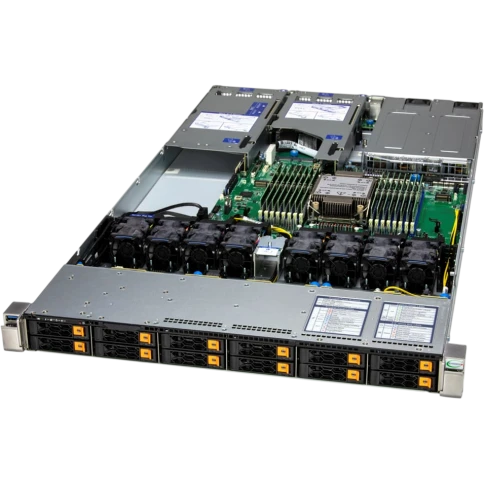Серверная платформа/ Supermicro Server SYS-112H-TN 1U (1x LGA4710 / 16x DDR5 RDIMM / 12x Hs 2.5" NVMe / 2x M.2 NVMe / VROC Premium / 3x PCIe 5.0 x16 / 2x 10GbE RJ45 Intel X710 / 2x 1200W Power) фото 1