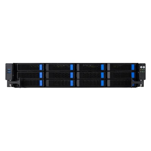 Серверная платформа/ ASUS RS720-E11-RS12U, 2U, 2 x LGA4677,  32 DIMM DDR5, 12=8 x NVMe/SAS*/SATA + 4 NVMe/SATA hs, 2 x M.2 slot, 2 x 10Gbe (X710) RJ45 port,Up to 8 slots PCIe 5.0, 1 x OCP 3.0, 1+1 1600W фото 14