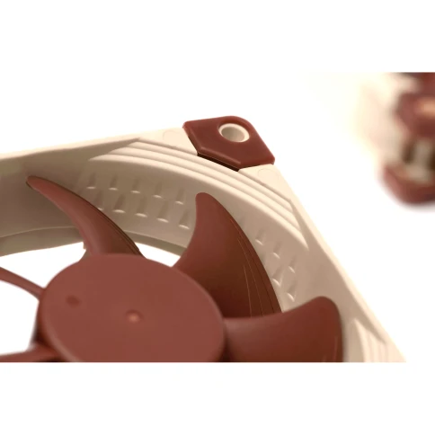 Кулер для корпуса/ Case Cooler Noctua NF-A8 5V PWM (80x80x25mm, 4-pin PWM, 32.6CFM, 17.7dBA, 2200RPM, Beige/Brown) фото 5