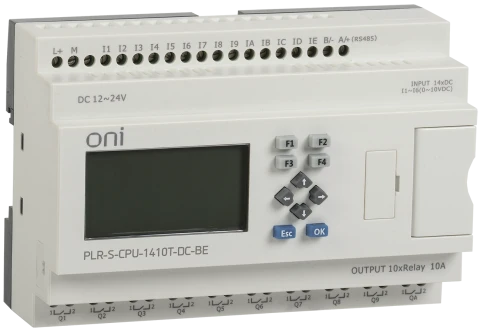 Логическое реле PLR-S. CPU1410(T) 24В DC с экраном ONI фото 1