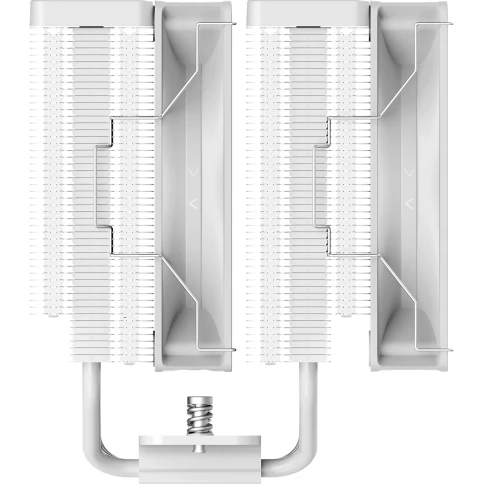 Кулер для процессора/ CPU Cooler Ocypus Delta A62 WH ARGB (260W, 4-pin PWM, 156mm, Al/Cu, 6x6mm, ARGB, 2x120mm, 73CFM, 29dBA, 2000RPM, S: 1851/1700/1200/115X, AM5/AM4, white) фото 4