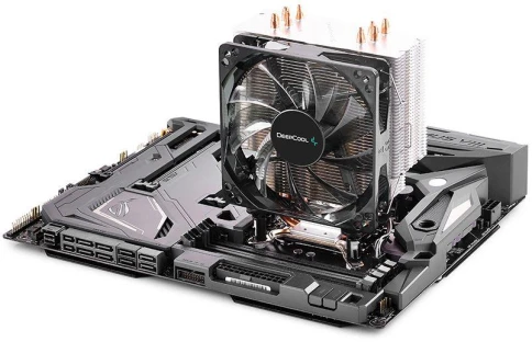 Кулер Deepcool Gammaxx 400 Blue Basic Soc-AM5/AM4/1200/1700/1851 черный 4-pin 18-30dB Al+Cu 130W 640gr Ret (DP-MCH4-GMX400P-BL) [DP-MCH4-GMX400P-BL] фото 7