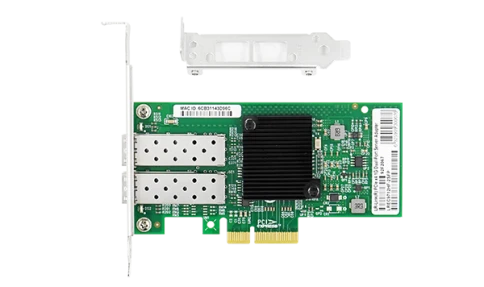 Сетевая карта/ PCIe x4 Dual-port 1G SFP Server Adapter (Intel I350) фото 1