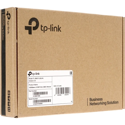 Трансивер/ Gigabit SFP module, Single-mode, MiniGBIC, LC interface, Up to 20km distance фото 4