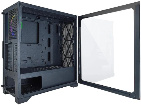 Корпус Azza Hive черный ATX 8x120mm 5x140mm 2xUSB2.0 1xUSB3.0 audio bott PSU [CSAZ-450 HIVE] фото 6