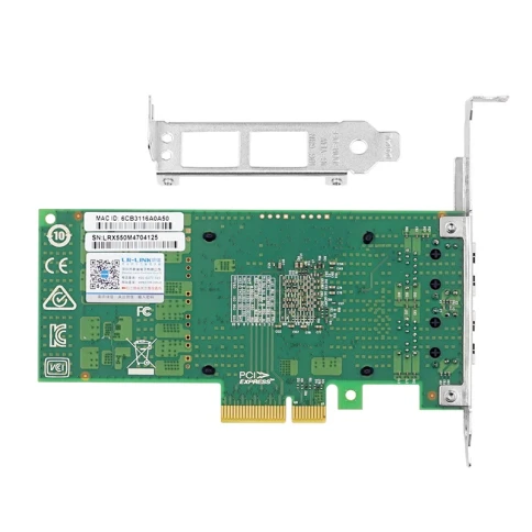 Сетевая карта/ PCIe x4 Dual-port 10G Copper Server Adapter (Intel X550) фото 5