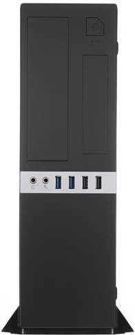 Корпус с блоком питания 300Вт./ Case Foxline mATX Desktop 300W, 2xUSB3.0, 2xUSB2.0, toolless, Black, 8cm. fan, powercord фото 2