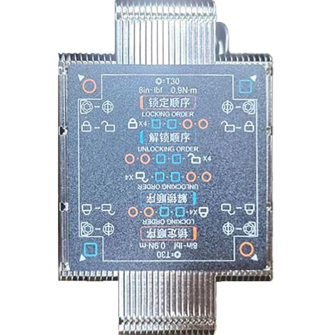 Радиатор/ Gooxi 2U4HP-T027-GP coolers for AMD motherboards ,TDP =280W фото 2