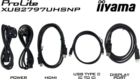Монитор Iiyama 27" ProLite XUB2797UHSNP-B1 черный IPS LED 4ms 16:9 HDMI M/M матовая HAS Piv 1300:1 350cd 178гр/178гр 3840x2160 60Hz DP 4K USB 6.3кг фото 6
